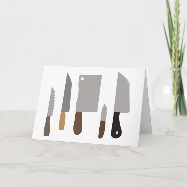 Cartão Chef Knives (Frente)