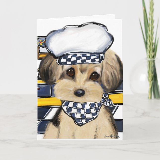 Cartão Chef Yorkie (Frente)