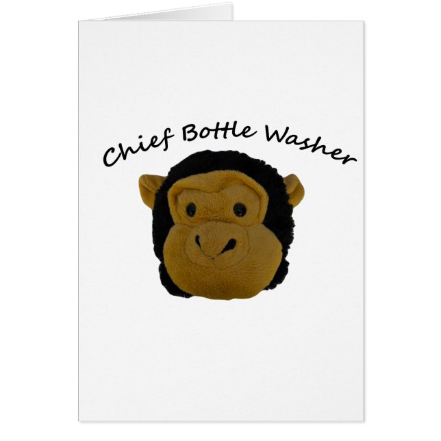 Cartão Chefe Bottle Washer (Frente)