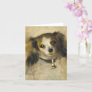 Cartão Chefe de cão, Auguste Renoir Art