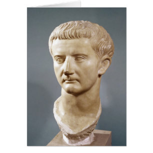 Cartão Chefe do Imperador Tiberius