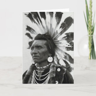 Cartão Chefe Eagle, Índio Salino