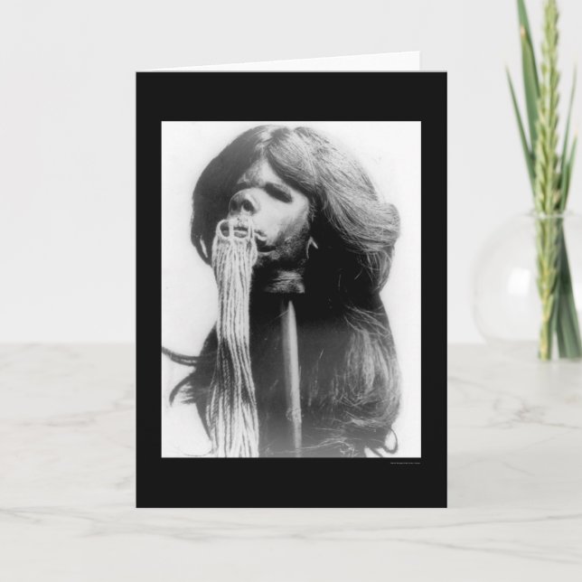 Cartão Chefe encolhido no Equador 1894 (Frente)