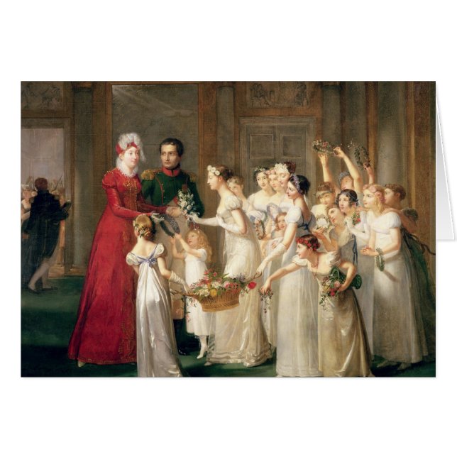 Cartão Chegada de Marie-Louise de Habsburgo-Lorena (Frente Horizontal)