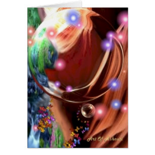 Cartão Chegada feliz da caverna