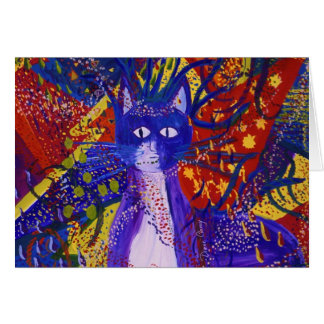 Cartão Chegada - partido moderno abstrato do amor