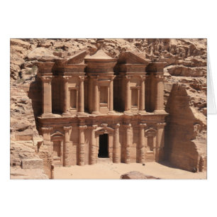 Cartão cheio de PETRA do monastério