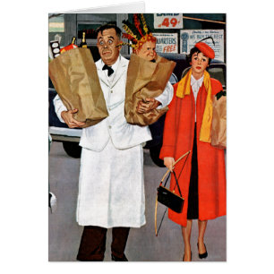 Cartão Cheio do saco de problemas