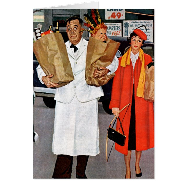 Cartão Cheio do saco de problemas (Frente)