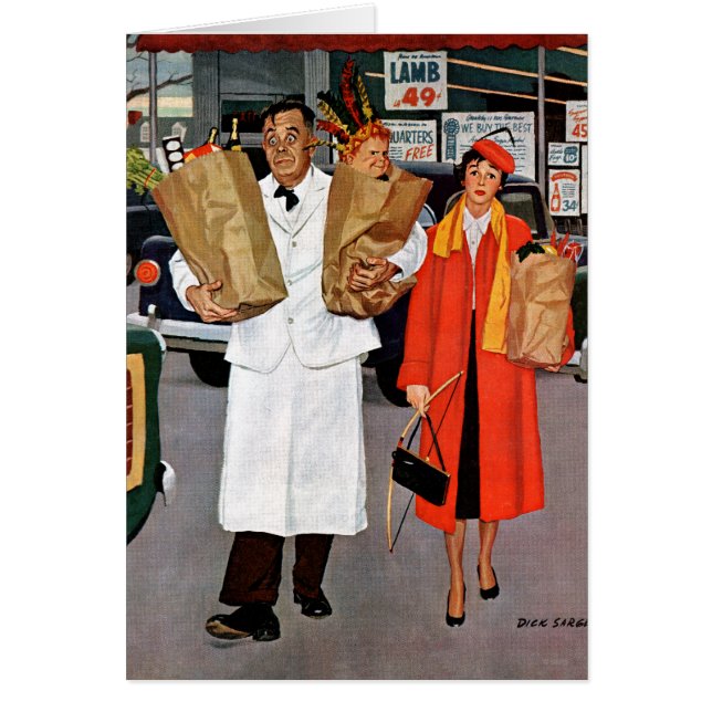 Cartão Cheio do saco do problema (Frente)