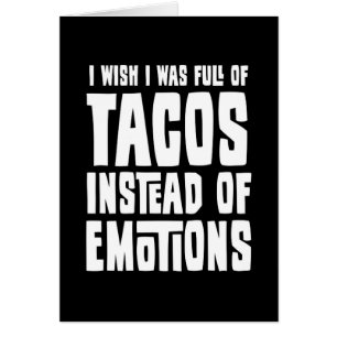 Cartão Cheio dos Tacos