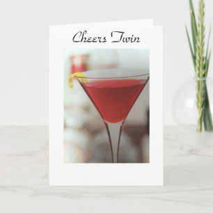 CARTÃO CHEIROS AO MEU GÊMEO NO ANIVERSÁRIO DELE