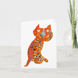 Cartão Chelsy Cheetah • Carly Bowerman, Age 6 - card