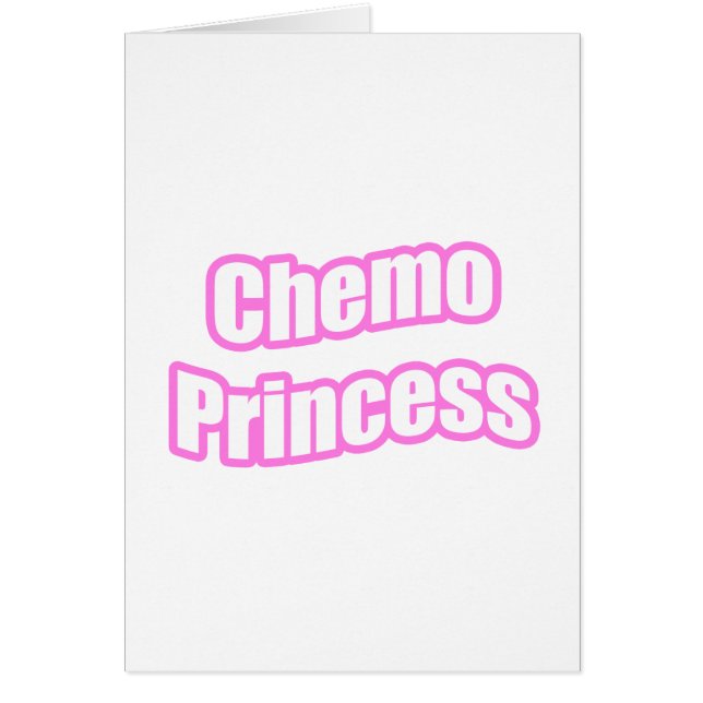 Cartão Chemo Princess (Frente)