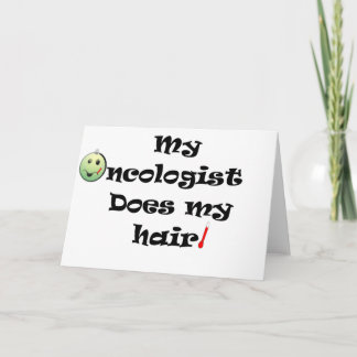 Cartão ChemoHair Blk Ltrs