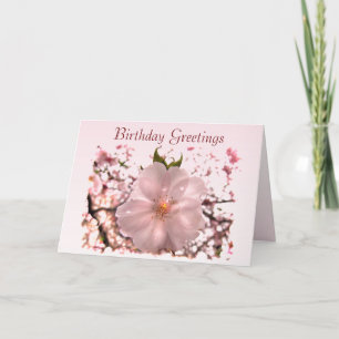 Cartão Cherry Blossom Birthday