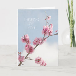 Cartão Cherry Blossom in the Sky Thinking of you