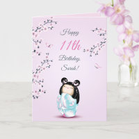 Cherry Blossom Kokeshi Doll | Raparigas Aniversári