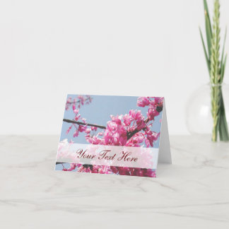 Cartão Cherry Blossom Note Card (Customizable)