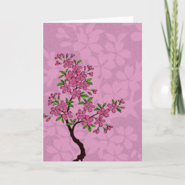 Cartão Cherry Blossom Tree