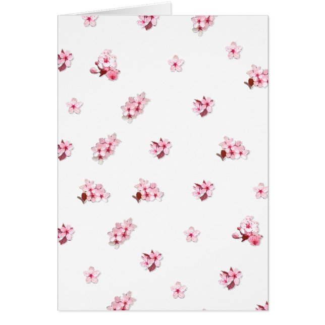Cartão Cherry Blossoms (Frente)