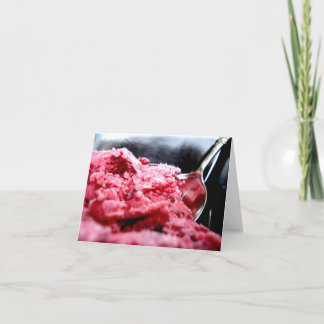 Cartão Cherry Frozen Yogurt Note Card