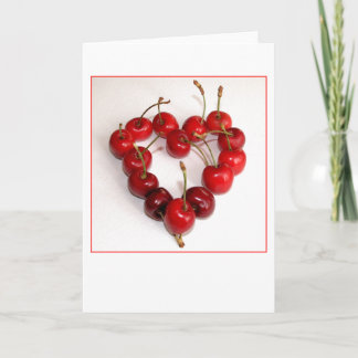 Cartão Cherry Heart