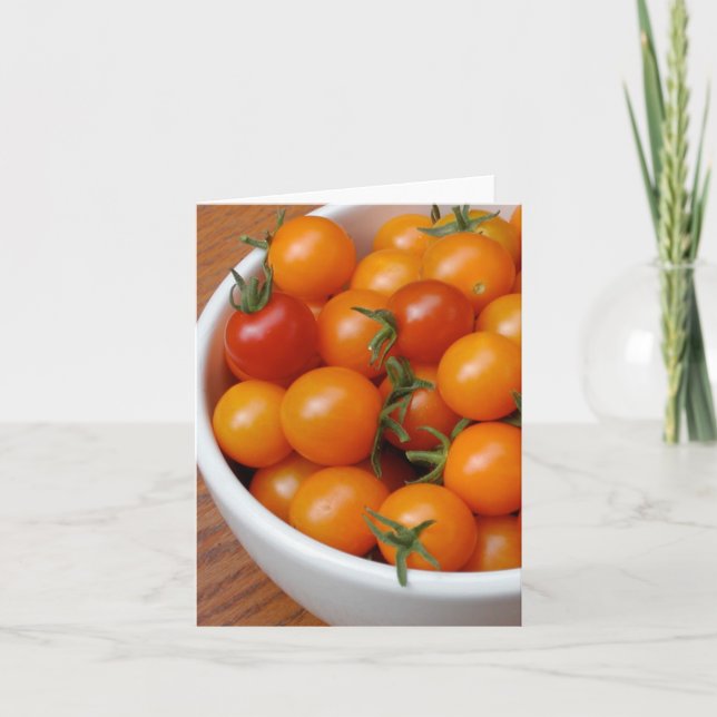 Cartão Cherry Tomatoes Photograph greeting cards (Frente)