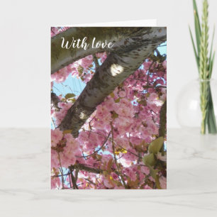 Cartão Cherry Tree Sunshine Heart