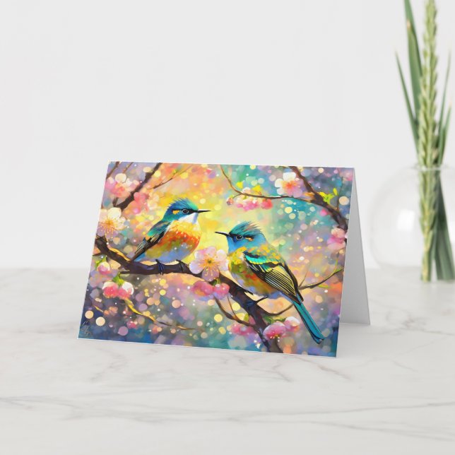 Cartão Chersom Blossom Fantasy Sunrise (Frente)