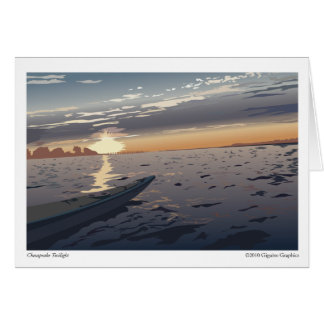 Cartão Chesapeake Twilight