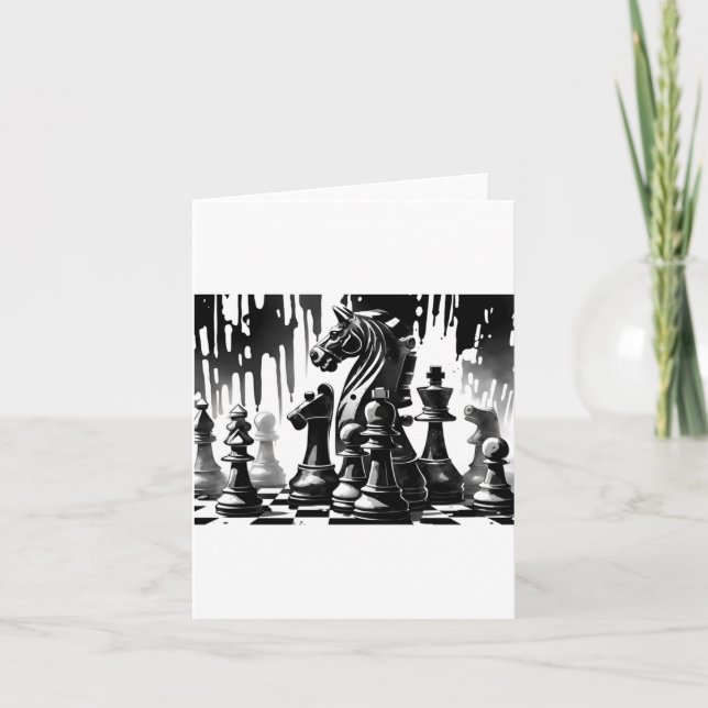 Cartão Chess Board  (Frente)