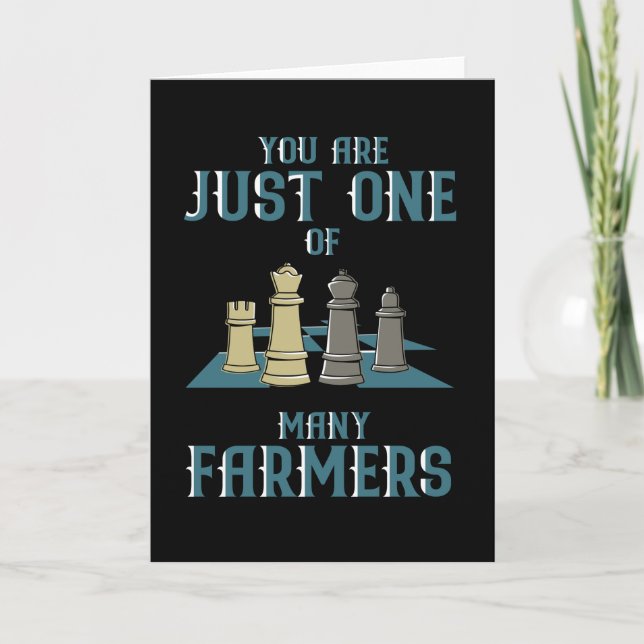 Cartão Chess Chessboard Chess Chess Piece (Frente)