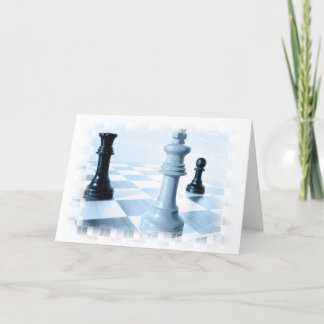 Cartão Chess Design Greeting Card