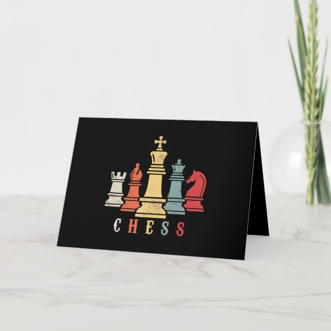 Cartão Chess Lover | Chess Set Checkmate Gift (Frente)