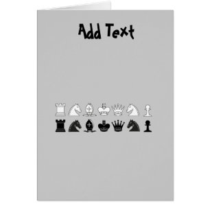 Cartão CHESS - personalized CHESS player