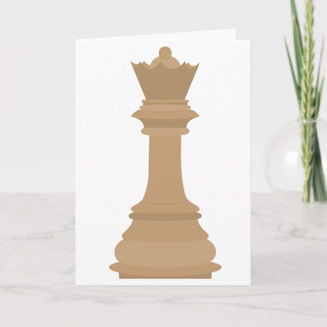 Cartão Chess Queen (Frente)