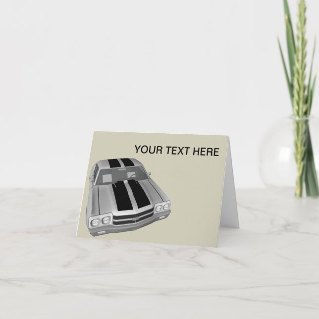 Cartão Chevrolet Chevelle SS (Frente)