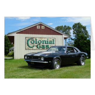 Cartão Chevy 1968 Camaro