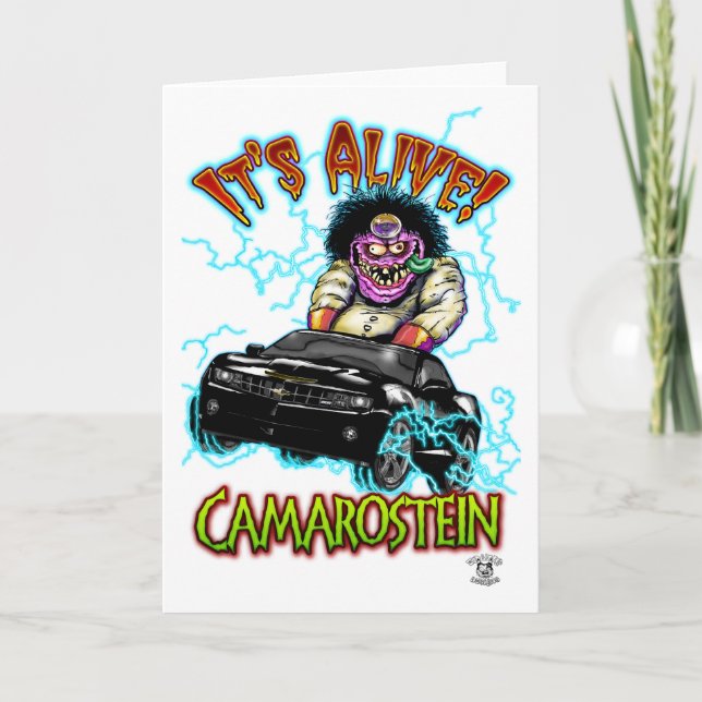 Cartão Chevy Camaro SS pretos (Frente)