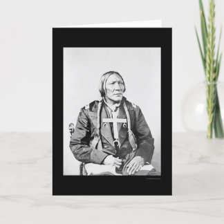 Cartão Cheyenne Indian Little Robe 1870