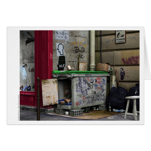 Cartão CHEZ RAYMOND - Arte Digital Realismo (Frente Horizontal)