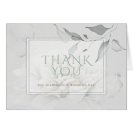 Cartão Chic Boho Alabaster Dahlia Rustic Watercolor