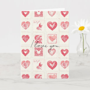 Cartão Chic Creme Vermelho Amor de Valentino
