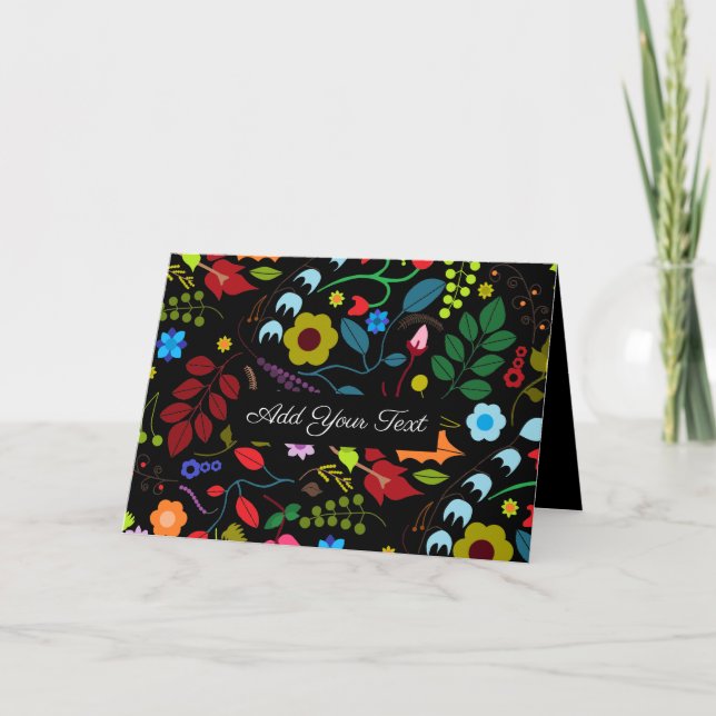 Cartão Chic Floral (Frente)