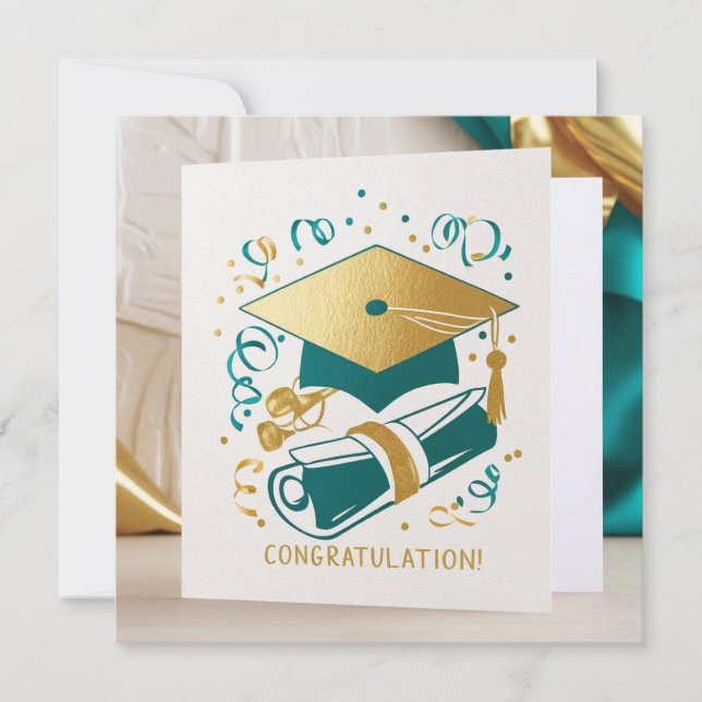 Cartão Chic Graduation Card (Frente)
