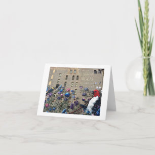 Cartão Chicago Building Art Graffiti Travel Note Card