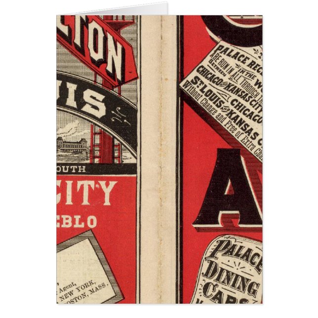 Cartão Chicago e Alton Railroad (Frente)