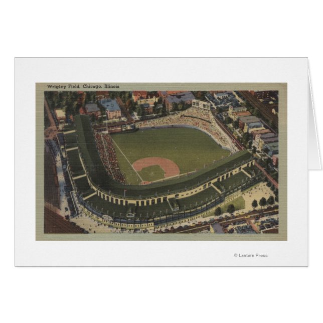 Cartão Chicago, Illinois - Wrigley Field Cubs (Frente Horizontal)