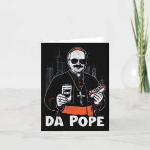 Cartão Chicago Pope Leo Xiv da Pope